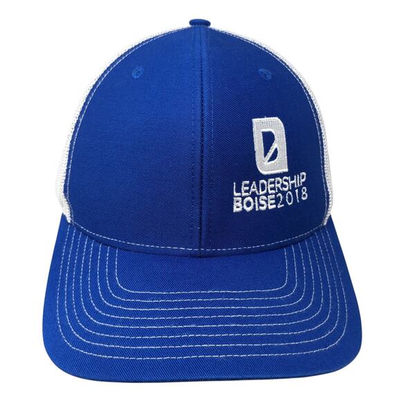 Leadership Boise 2018 Snapback Trucker Hat Blue One Size Richardson - Picture 1 of 10